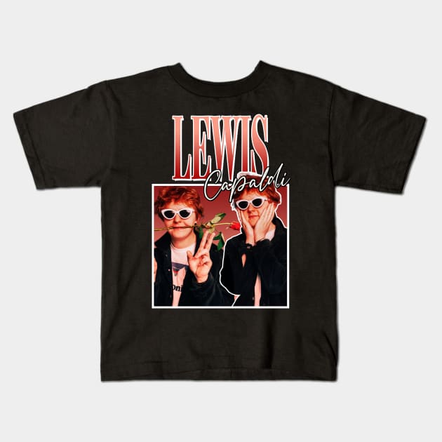 Lewis Capaldi Kids T-Shirt by TeesBySilvia